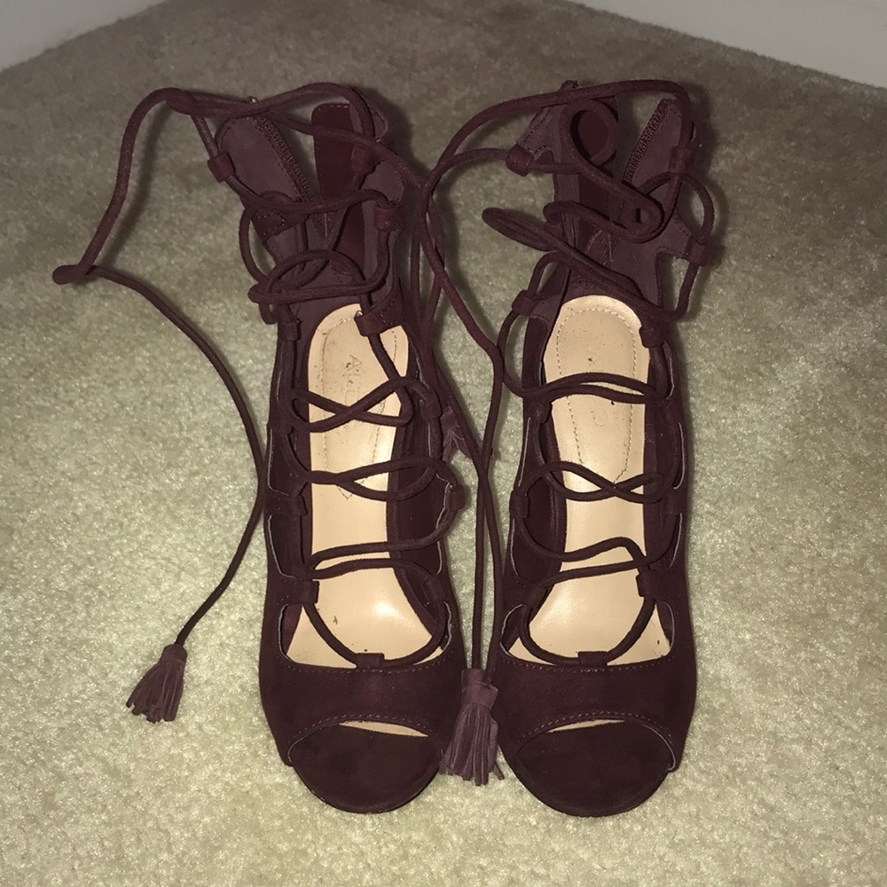 lace up aldo heels